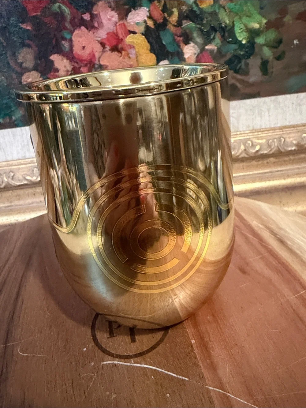 Corkcicle Gold Stemless Insulated Wine Tumbler